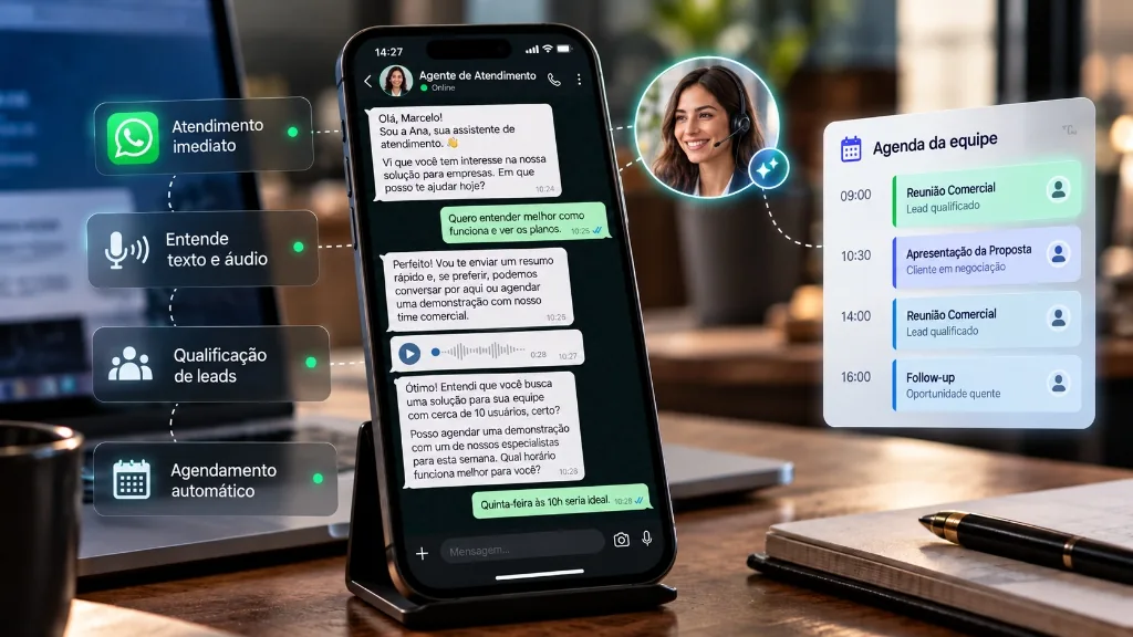 Commercial AI Agents on WhatsApp with 24/7 Customer Engagement and Booking